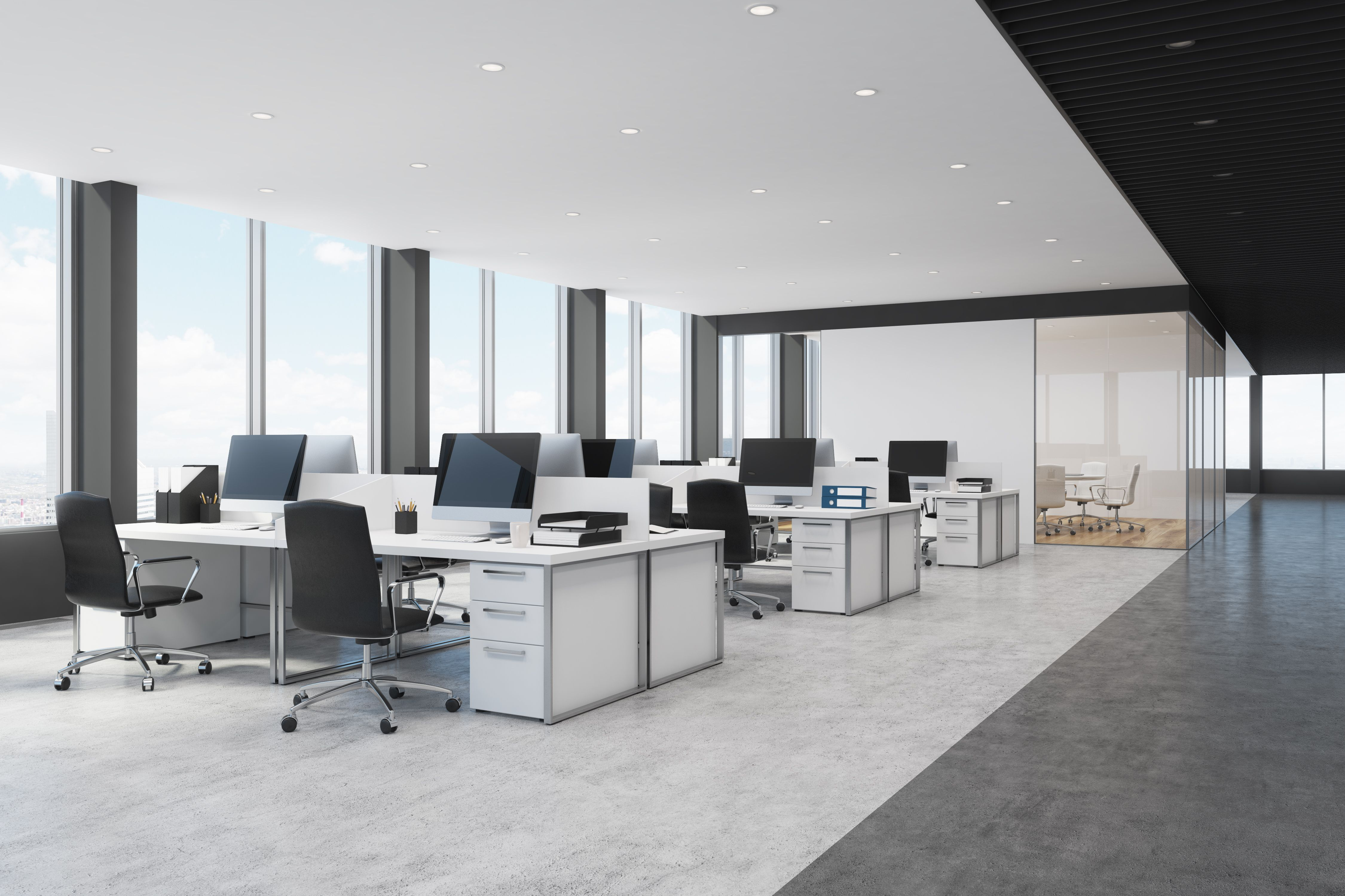 Ungenügende Beleuchtung in Arbeitsbereichen